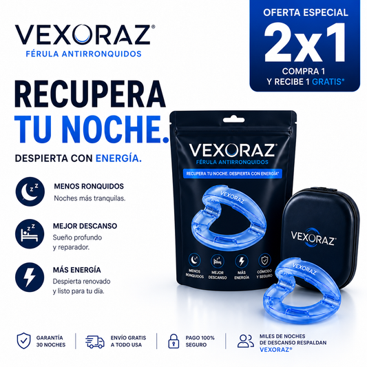 Vexoraz Férula Anti-ronquidos 2x1